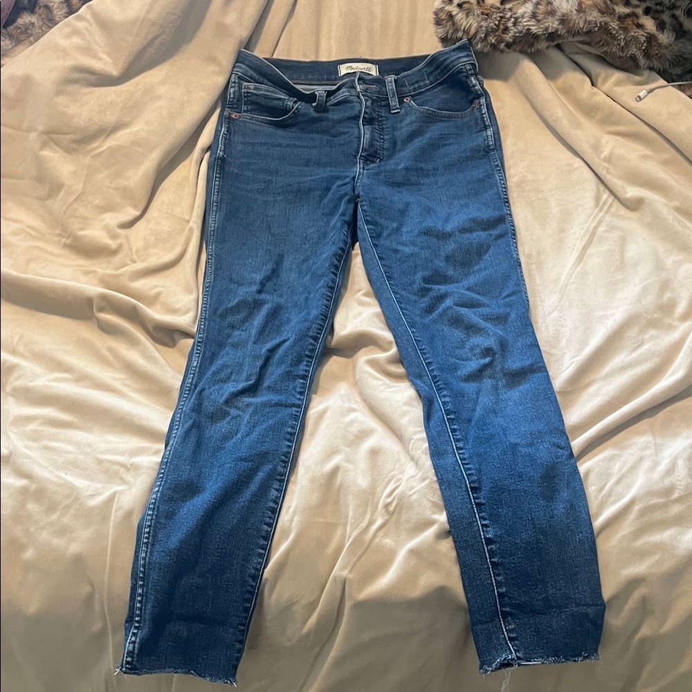 Madewell Blue Skinny Jeans for Women